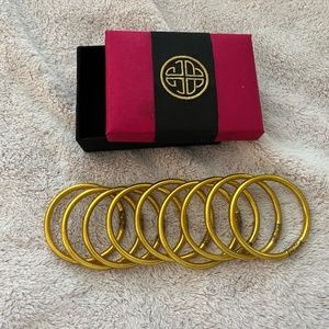 Budha Girl Gold Bangles